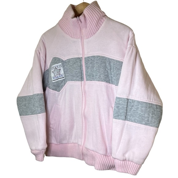 VTG 80s ALL AROUND THE WORLD CASUAL CLUB POLAR TRENDS Reversible Jacket - Picture 7 of 16